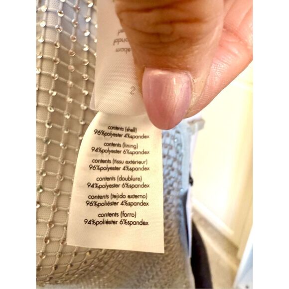 NWT WeWoreWhat Crystal Cowl Neck Top. Size Small - Picture 7 of 7